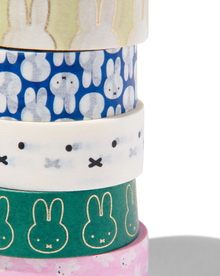 HEMA: Nijntje Washi Tape 5-Pack 