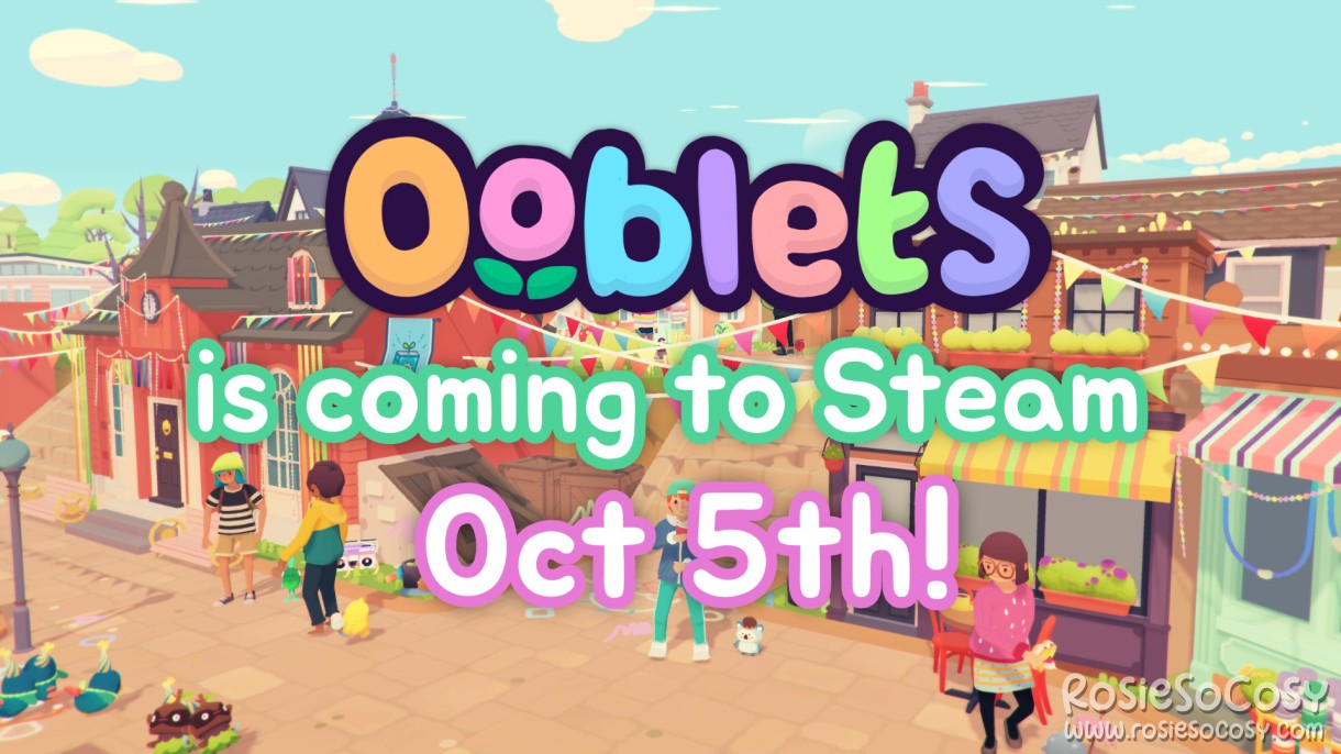 Ooblets is coming to Steam Oct 5th! Ooblets is coming to Steam Oct 5th!