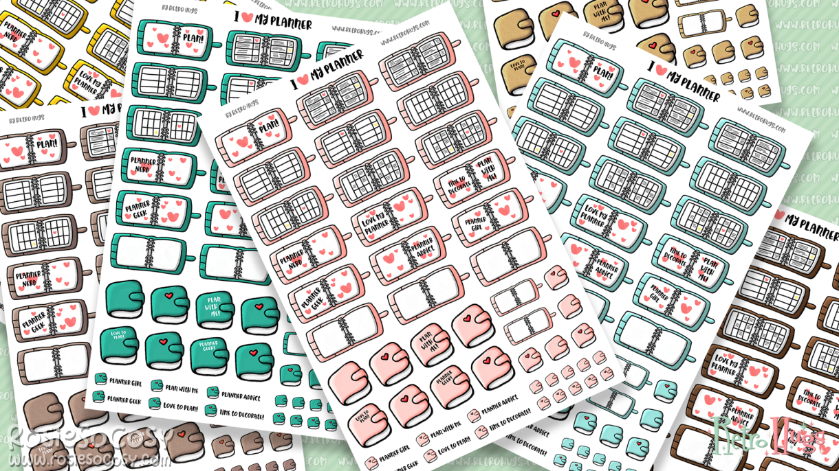 I β₯ My Planner Stickers! I Love My Planner Stickers! (Preview)